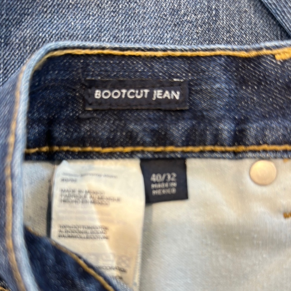 Tommy Hilfiger Blue Denim Bootcut men’s Jeans size 40/32 - Picture 3 of 5